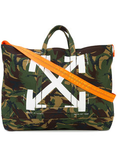 camouflage printed tote Off-White