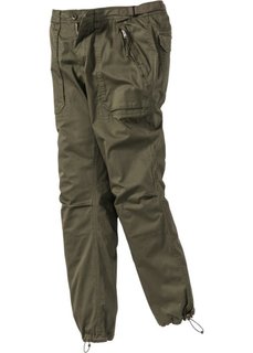 Брюки Regular Fit (темно-оливковый) Bonprix