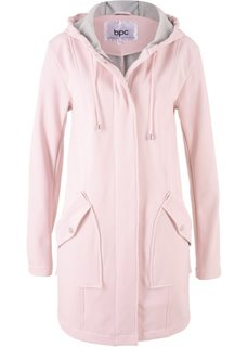 Куртка-парка из материала софтшелл (нежно-розовый меланж) Bonprix