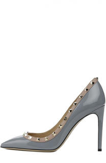 Лаковые туфли Valentino Garavani Rockstud на шпильке Valentino