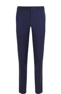 Шерстяные брюки прямого кроя Canali