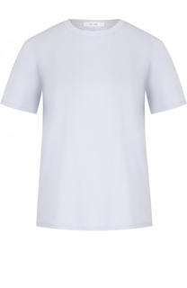 Однотонная хлопковая футболка с круглым вырезом The Row