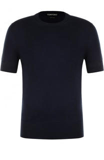 Хлопковый джемпер тонкой вязки с короткими рукавами Tom Ford