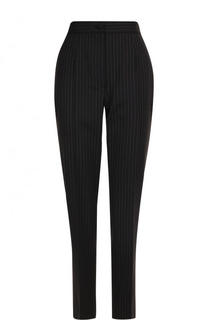 Укороченные шерстяные брюки в полоску Dolce &amp; Gabbana
