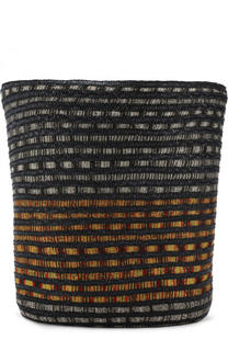 Сумка пляжная из текстиля и соломки Missoni