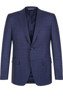 Однобортный шерстяной пиджак Canali