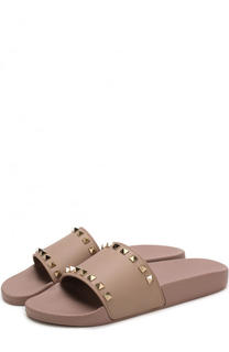 Резиновые шлепанцы Valentino Garavani Rockstud Valentino