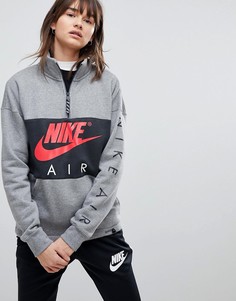 Свободный свитшот Nike Air - Черный