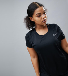 Черный топ Nike Plus Running Dry Miler - Черный