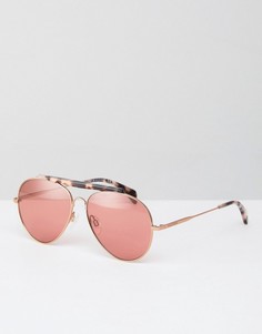 Солнцезащитные очки с затемненными стеклами Tommy Hilfiger - Золотой