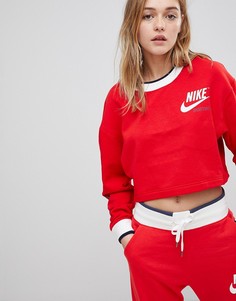 Красный двусторонний свитшот Nike Archive - Красный