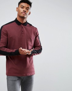 Поло свободного кроя с контрастными вставками ASOS - Мульти