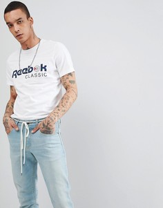 Белая футболка с логотипом Reebok Classic CE1844 - Белый