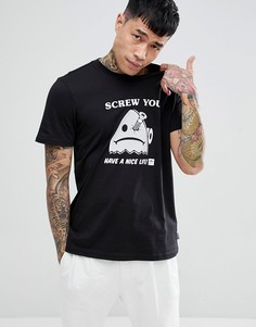 Черная футболка adidas Skateboarding Screwed CF5836 - Черный