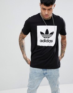Черная футболка с логотипом adidas Skateboarding CW2339 - Черный