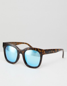 Солнцезащитные очки в черепаховой оправе Quay Australia Sagano - Коричневый