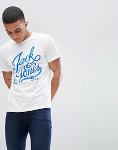 Футболка с логотипом Jack & Jones Originals - Белый