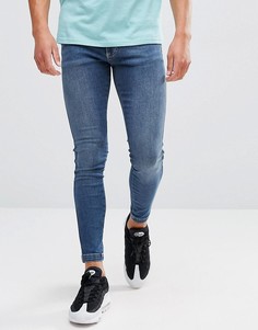 Обтягивающие джинсы 11 Degrees - Синий