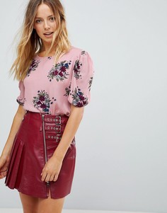 Блузка с цветочным принтом Parisian - Розовый