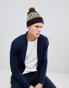 Шапка с помпоном Jack & Jones - Черный