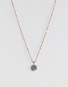 Ожерелье с подвеской-монетой ASOS - Мульти