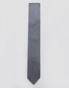 Галстук из 100% шелка с логотипом Michael Kors - Серый
