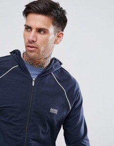 Куртка с капюшоном на молнии BOSS By Hugo Boss - Темно-синий