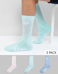 3 пары пастельных носков Hype - Розовый