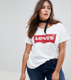 Футболка с логотипом Levis Plus - Белый