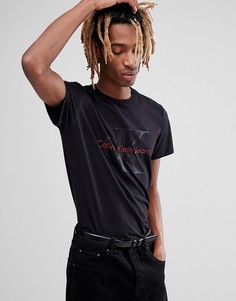 Футболка с логотипом Calvin Klein Jeans Re-Issue - Черный