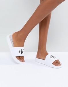 Шлепанцы для бассейна Calvin Klein - Бежевый