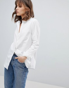 Рубашка из органического хлопка Selected Femme - Белый