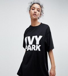 Черная футболка с крупным логотипом Ivy Park - Черный