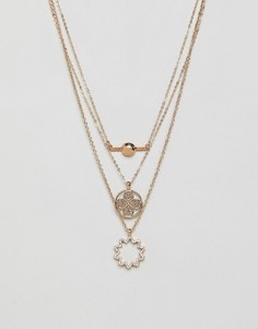 Ожерелье с подвесками Ashiana - Золотой