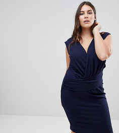Облегающее платье мини Lipsy Curve - Темно-синий