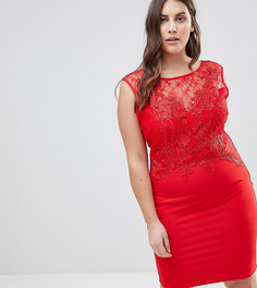 Облегающее платье Lipsy Curve - Красный