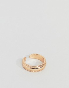 Минималистское кольцо на палец ноги ASOS - Золотой