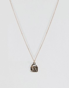 Винтажное ожерелье с подвеской ASOS - Золотой