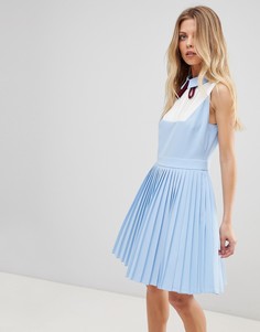 Платье с плиссировкой Ted Baker - Синий