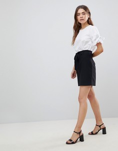 Мини-юбка с поясом оби ASOS Tailored - Черный