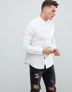 Белая оксфордская рубашка классического кроя River Island - Белый