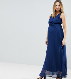 Платье макси без рукавов Mamalicious - Темно-синий Mama.Licious