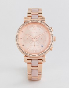 Наручные часы цвета розового золота Michael Kors MK6560 Sofie 39 мм - Золотой
