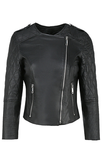 Кожаный жакет La Reine Blanche