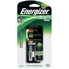 Зарядное устройство + аккумуляторы Energizer MINI Charger + 2шт. AAA 700mAh (E300701400) MINI Charger + 2шт. AAA 700mAh (E300701400)