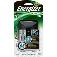Зарядное устройство + аккумуляторы Energizer PRO Charger + 4шт. AA 2000mAh (E300696601) PRO Charger + 4шт. AA 2000mAh (E300696601)