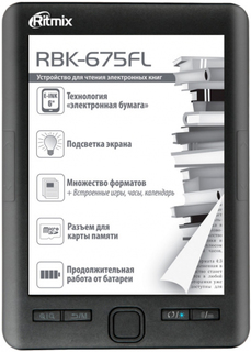 Электронная книга Ritmix RBK-675FL (черный)