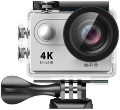 Экшн-камера EKEN H9Rse 4K Ultra HD + пульт ДУ (серебристый)