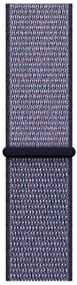 Ремешок Apple Watch 42мм, спортивный, тёмно-синего цвета (темно-синий)