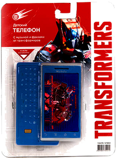 Развивающая игрушка Grand Toys Телефон Transformers GT8663 (синий)